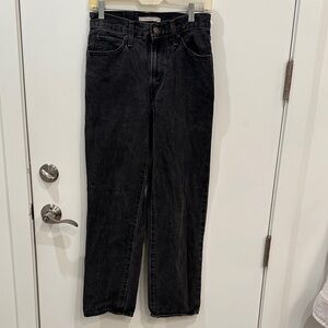 Levi’s 94’ Baggy Black Wash Straight-Leg Jeans